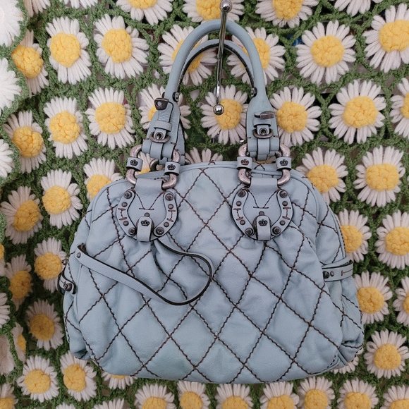 Juicy Couture Blue Quilted Leather Bag - Picture 12 of 15